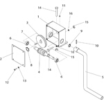 Crank Handle Assembly <br />(<br />(BWE-250K / 250KJ) Up To August 2010)